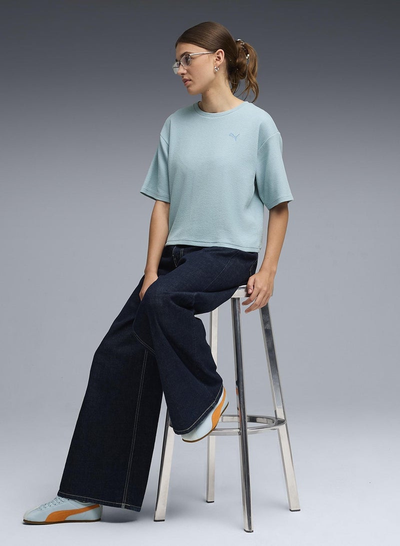 PUMA Essential Elevated Relaxed T-Shirt - Image 3